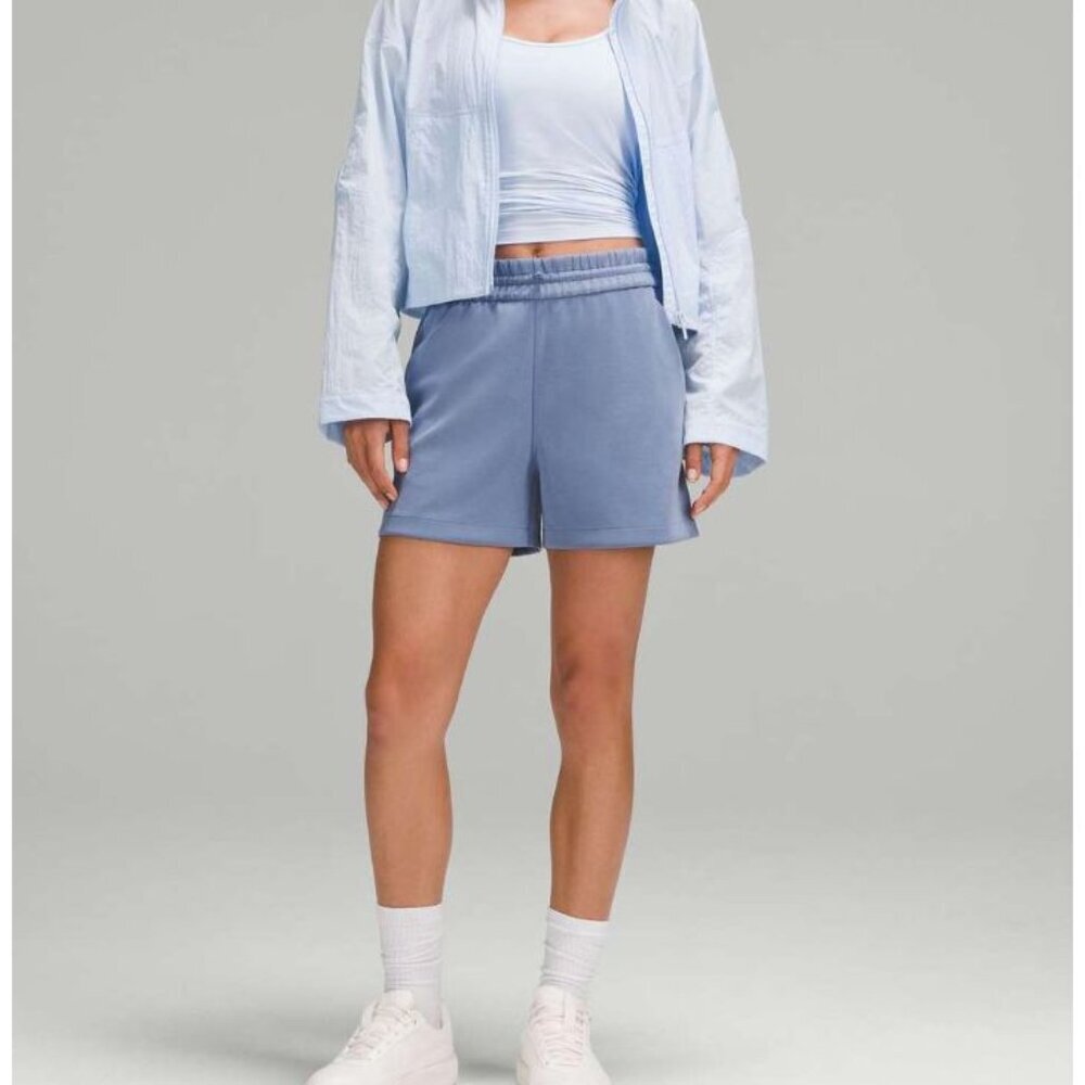 Lululemon Softstreme High-Rise Short 4" Oasis Blue Size 14